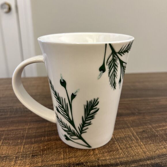 Starbucks 2020 Christmas Holiday 10 oz Coffee Mug Evergreen Branches With Lights - Picture 2 of 8